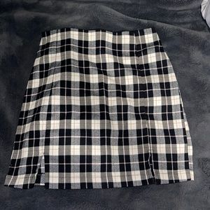 Plaid skirt